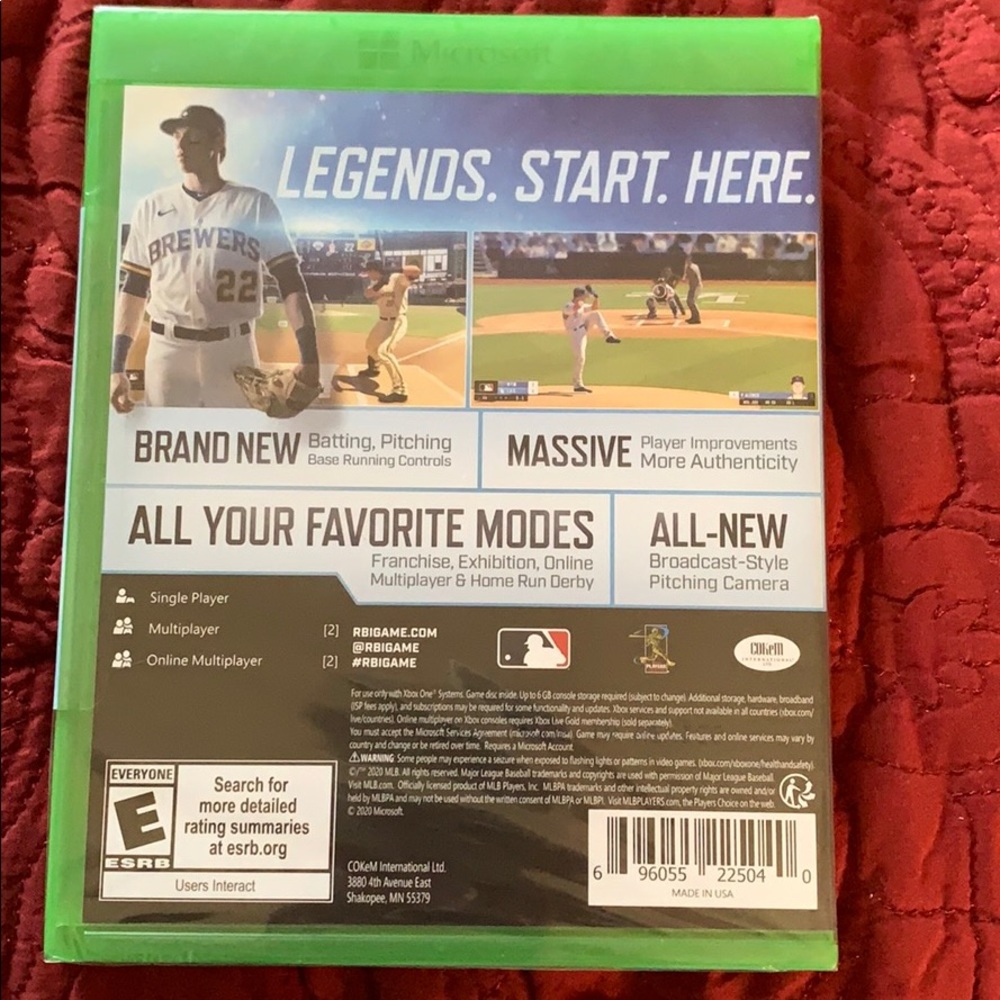 SOLD SOLD****XBOX RBI20 BASEBALL****SOLD SOLD - Picture 2 of 2